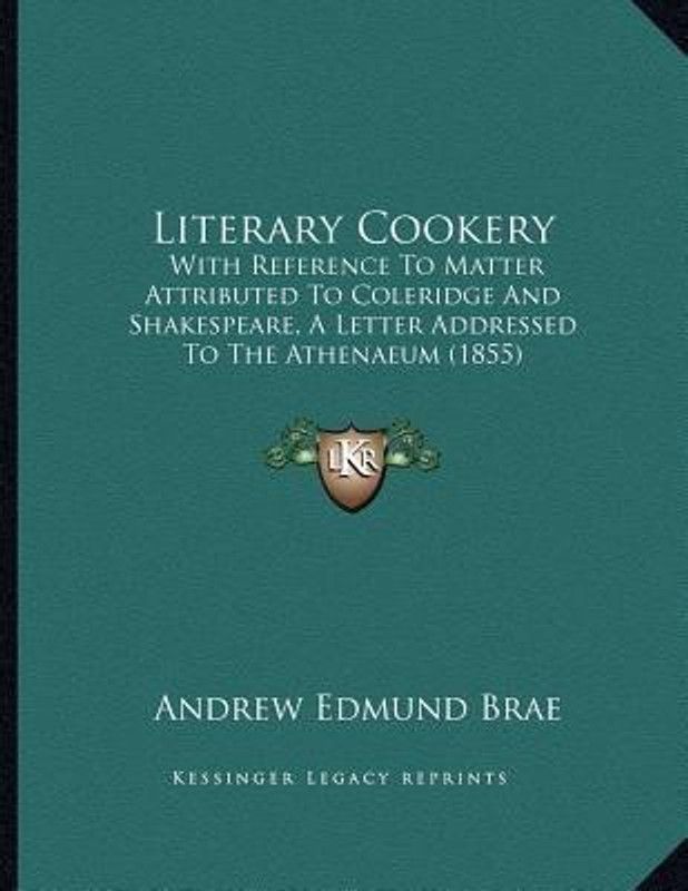 Literary Cookery  (English, Paperback, Brae Andrew Edmund)