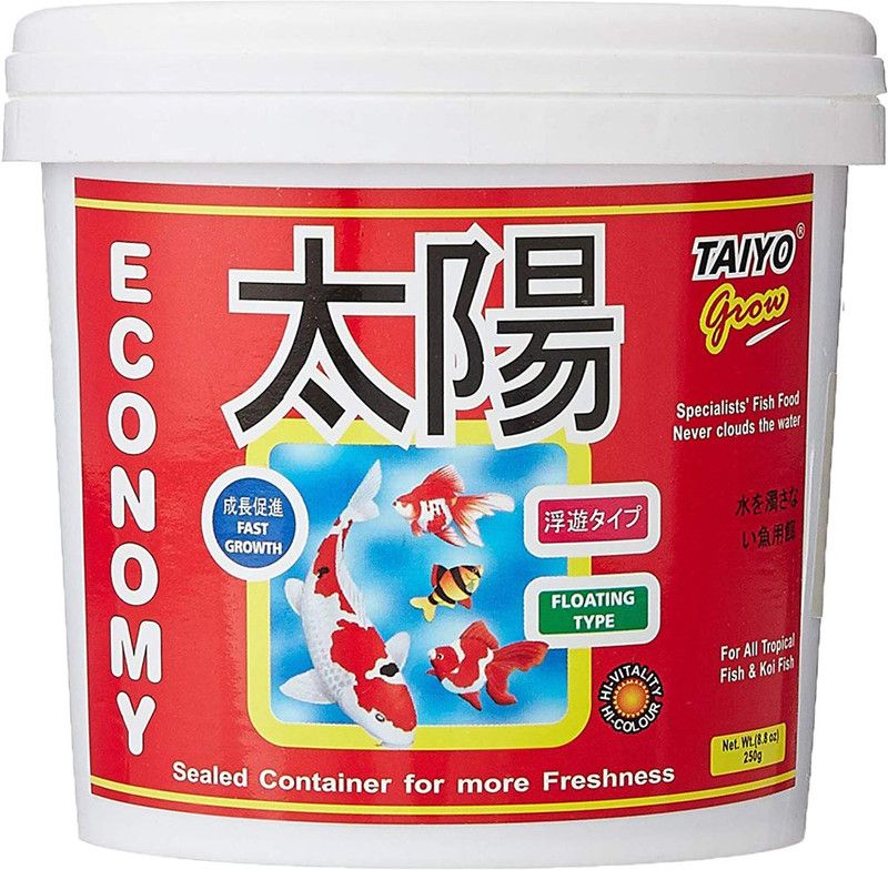 TAIYO Taiyo Economy 250gm Vegetable 0.25 kg Dry New Born, Adult, Young, Senior Fish Food