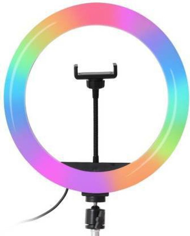 MECKWELL RGB SELFIE RING LIGHT Ring Flash  (Rgb Colour)