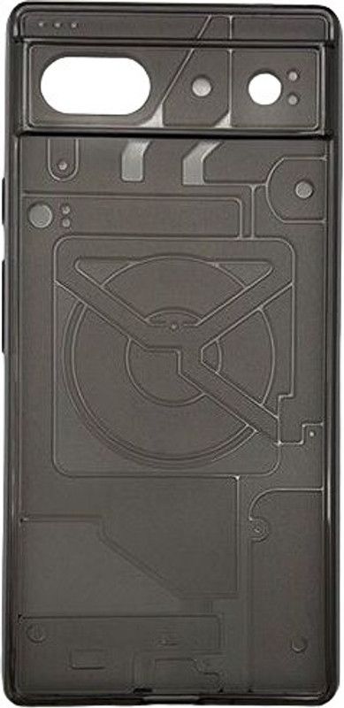 The Hatke Back Cover for Starfield Smoke silicon Case for Google Pixel 6A  (Black, Hard Case, Silicon, Pack of: 1)