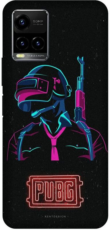 ZePBooM Back Cover for Vivo Y21G, V2152, Vivo Y21T, V2135, PUBG, CHICKEN DINNER, BATTELGROUNDS  (Multicolor, Dual Protection, Pack of: 1)