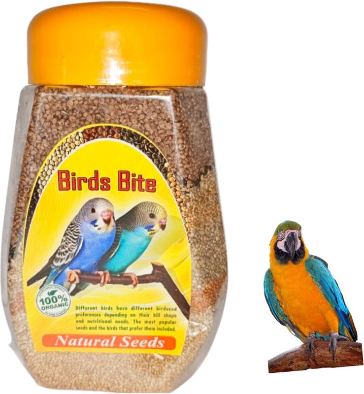 Jeffrey Jeffrey Birds Bite Natural Seed Mix for All Birds - 850 g Nuts 0.85 kg Dry Young Bird Food
