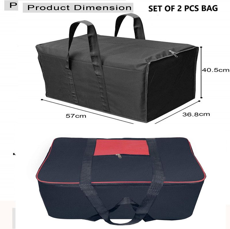 whitekrafts Storage bag/Garment Cover/saree cover/underbad storage bag 2 pcs combo Under Bed Storage