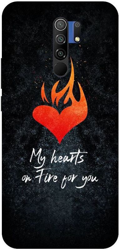 URCHIN Back Cover for Note 8 pro my heart fire for you, Love, Sweet Couple, Cut Kids, Girl, boy, Together  (Multicolor, Shock Proof, Pack of: 1)