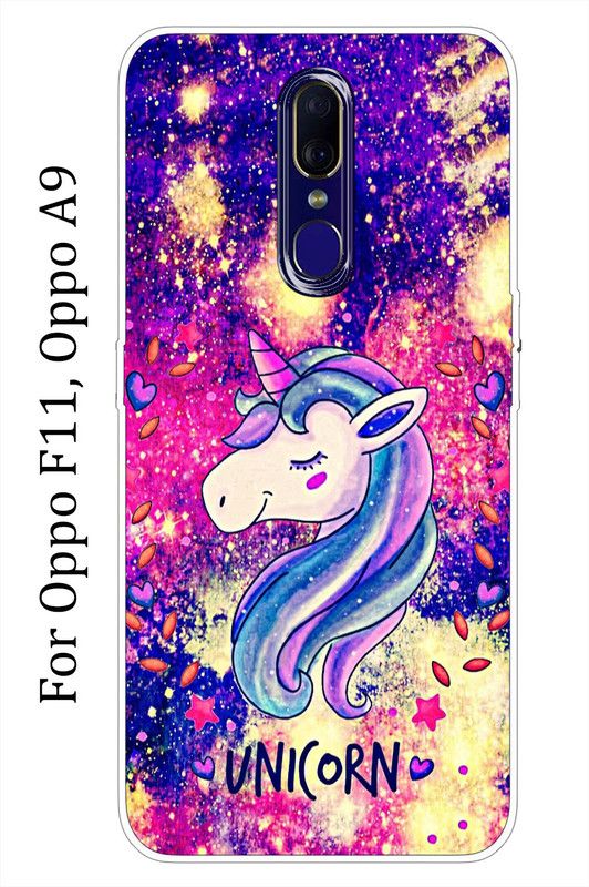 Gabroo Back Cover for OPPO F11, Oppo A9  (Multicolor, Grip Case, Silicon, Pack of: 1)