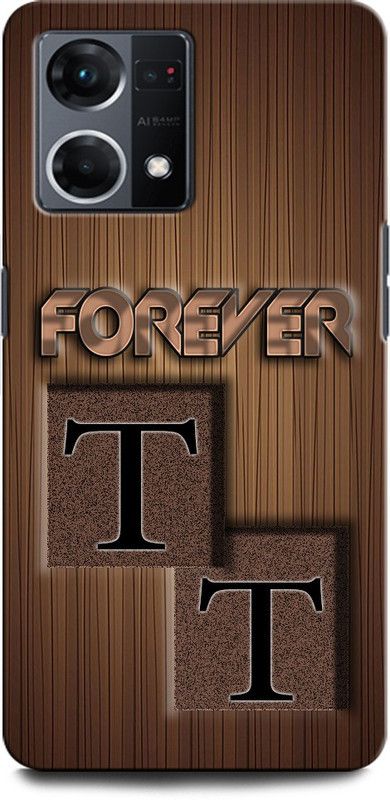 INTELLIZE Back Cover for OPPO Reno7 4G TT, T LOVE, T LETTER, TT NAME  (Multicolor, Hard Case, Pack of: 1)