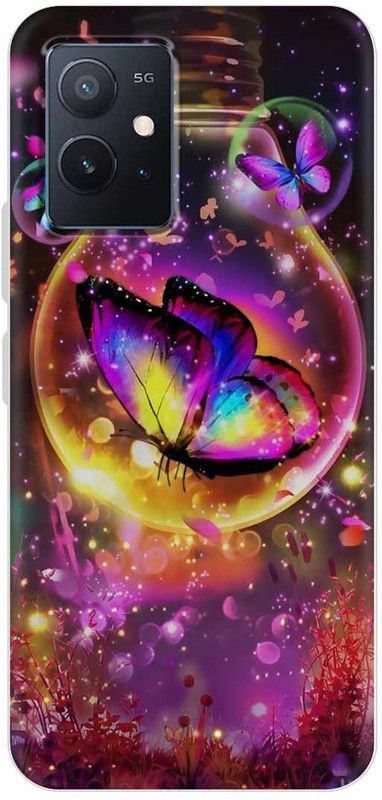 Memia Back Cover for iQOO Z6 5G  (Multicolor, Grip Case, Silicon)