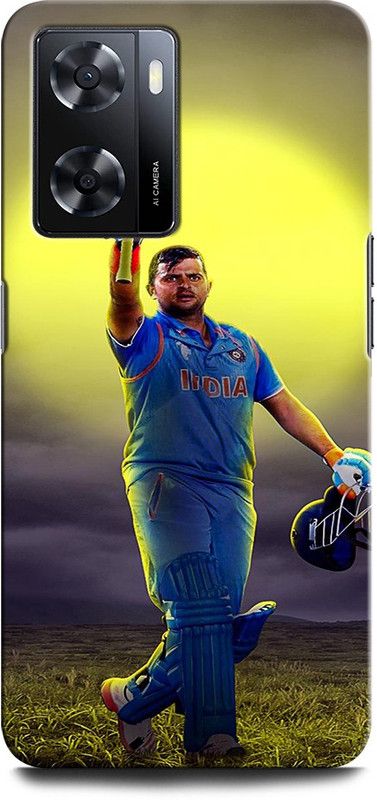 GRAFIQE Back Cover for OPPO A57e SURESH RAINA, INDIAN CRICKETER, SPORT  (Multicolor, Shock Proof, Pack of: 1)