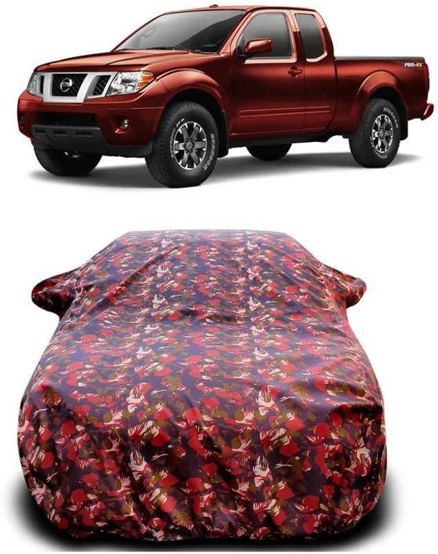 Genipap Car Cover For Nissan Frontier (With Mirror Pockets)  (Multicolor)