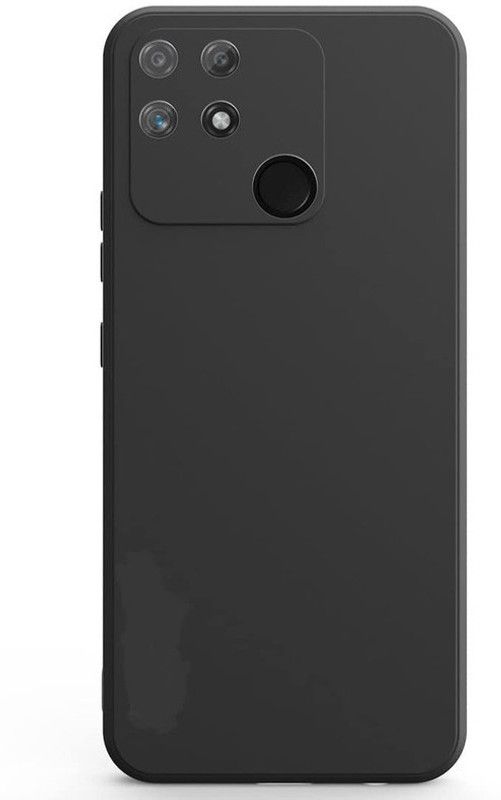 CHATURVEDH Back Cover for Redmi 10C  (Black, Pack of: 1)