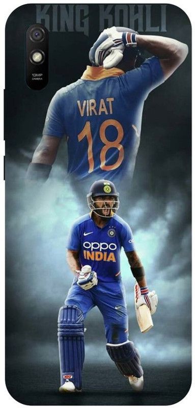 Snapcrowd Back Cover for Mi Redmi 9A 4G Virat Kolhi printed case cover  (Multicolor, Waterproof, Pack of: 1)