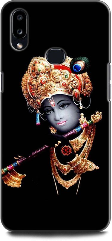 Afterglow Back Cover for SAMSUNG Galaxy A10s KRISHNA, BAL KRISHNA, MAKHANCHOR, CUTE, LITTLE KRISHNA, GOD  (Multicolor, Shock Proof, Pack of: 1)