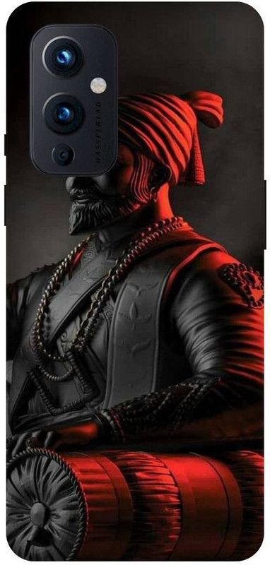 FRONK Back Cover for OnePlus 9 5G, LE2111, CHATRAPATI, SHIVA, JI, MAHARAJ, MARATHA,HISTORY, KING  (Red, Hard Case, Pack of: 1)