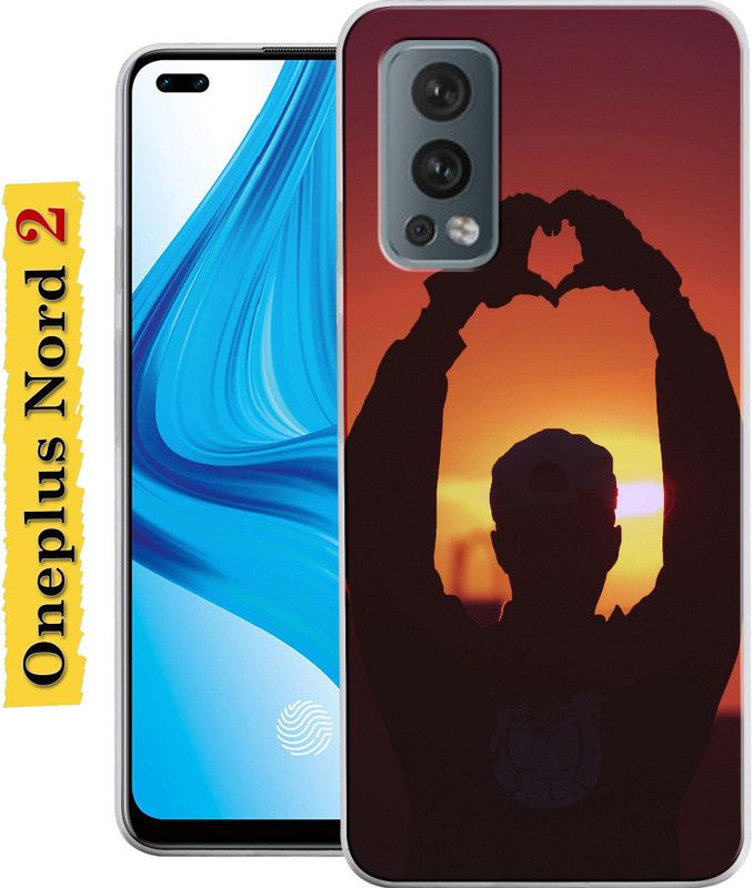 Smart Fly Back Cover for OnePlus Nord 2  (Multicolor, Grip Case, Silicon, Pack of: 1)