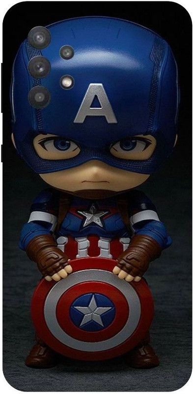 THE NARAYANA COLLECTIONS Back Cover for SAMSUNG GALAXY A32-CARTOON,CAPTAIN,AMERICA,NOBEL  (Multicolor, Hard Case, Pack of: 1)