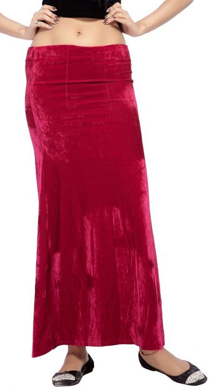 Carrel CARREL-3088-PETTICOAT-PINK Velvet Petticoat  (Medium)