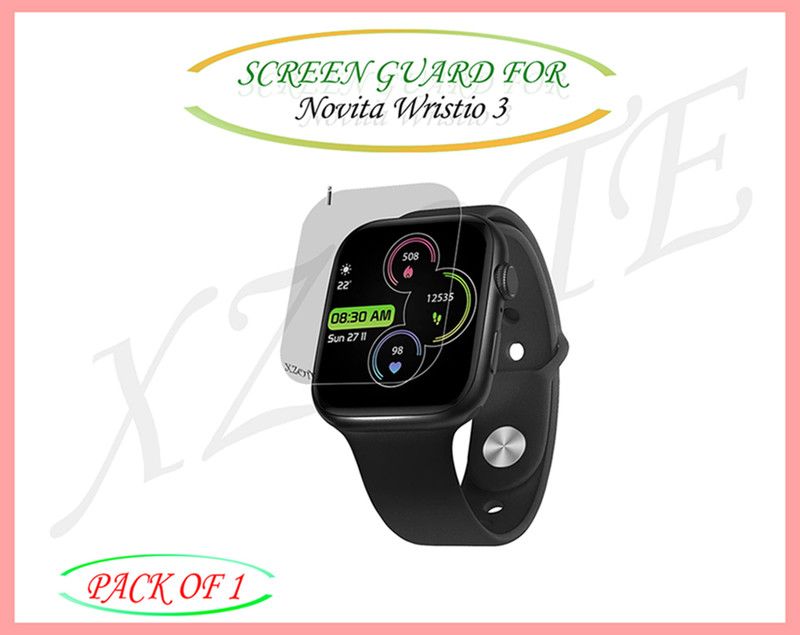 xzote Screen Guard for Novita Wristio 3 Smartwatch  (Pack of 1)