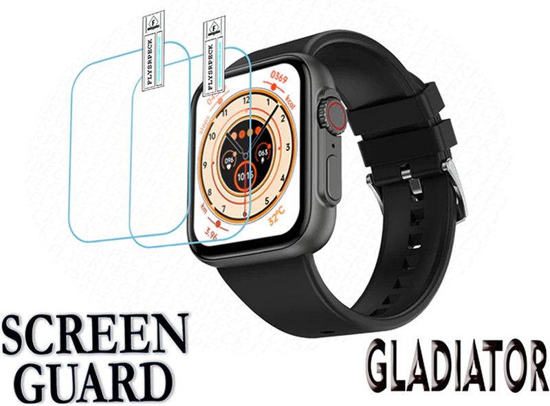 FLYSRPECK Screen Guard for Fire-Boltt Gladiator Smart Watch  (Pack of 2)