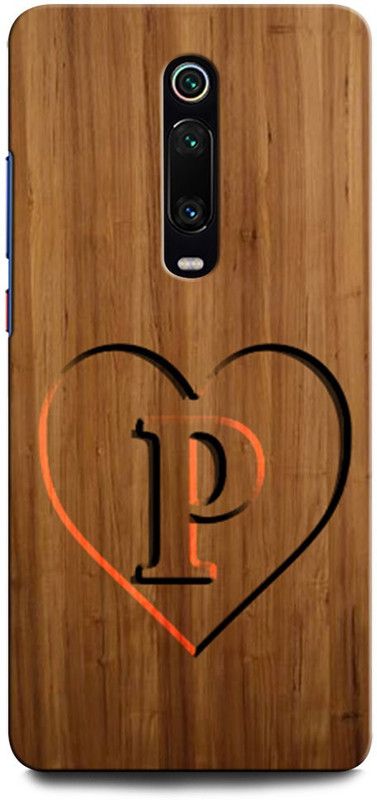 ORBIQE Back Cover for Redmi K20 Pro P, P LETTER, P DESIGN, P ALPHABET, P NAME  (Multicolor, Hard Case, Pack of: 1)