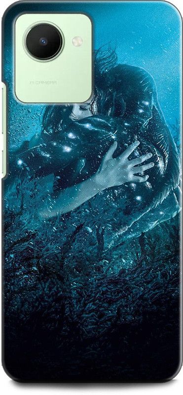WallCraft Back Cover for Realme C30, RMX3581 SWEET HUG, LOVE, GIRL AND BOY, BLUE, COUPLES  (Multicolor, Dual Protection, Pack of: 1)