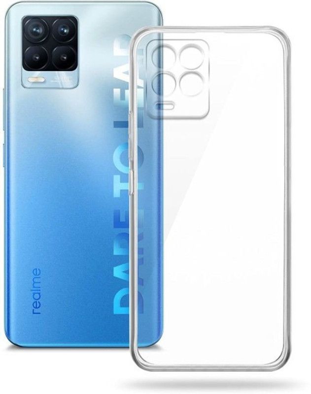 Chemforce Pouch for Realme 8 4G, Realme 8 Pro 4G Matte Finish  (Transparent, White, Pack of: 1)