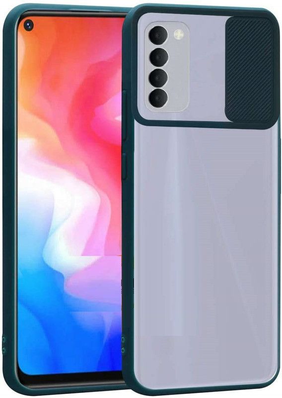 UNQMobi Back Cover for Oppo Reno 4 Pro  (Green, Dual Protection, Silicon, Pack of: 1)