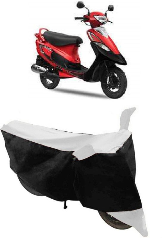 GANPRA Two Wheeler Cover for Indus  (Yo Spark, Black, White)