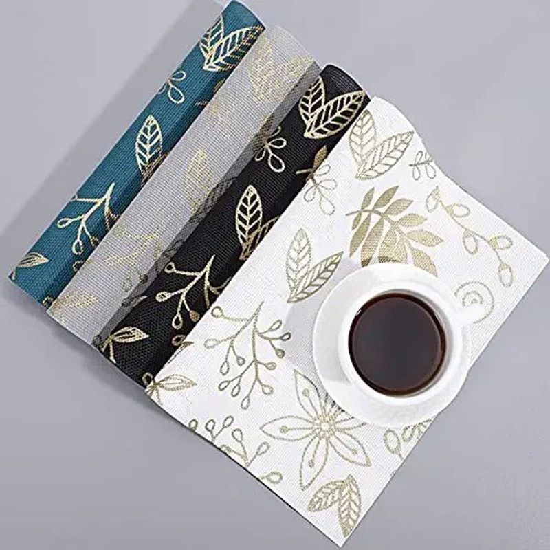 Gney Cut Corner Pack of 6 Table Placemat  (Multicolor, PVC)