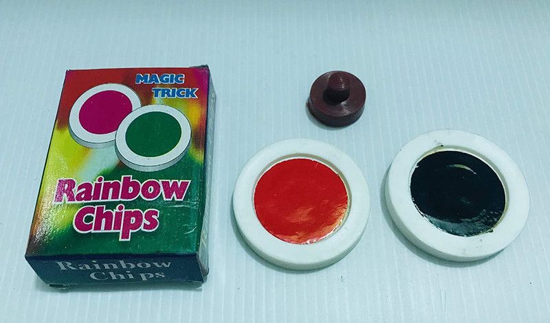 A SARKAR MAGIC WORLD Rainbow Chips Magic / Color Changing Striker Magic 1 Magic Tricks  (Age: 6 YEARS AND UP)