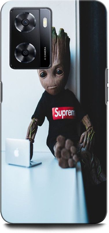 GRAFIQE Back Cover for OPPO A57 New GROOT, BABYGROOT, GUARDIANSOFGALAXY, MARVEL, COMIC  (Multicolor, Shock Proof, Pack of: 1)