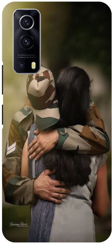 THE NARAYANA COLLECTIONS Back Cover for IQOO Z3- V2073A-ARMY,MAN,FAMILY,FOGI,INDAIN  (Multicolor, Hard Case, Pack of: 1)