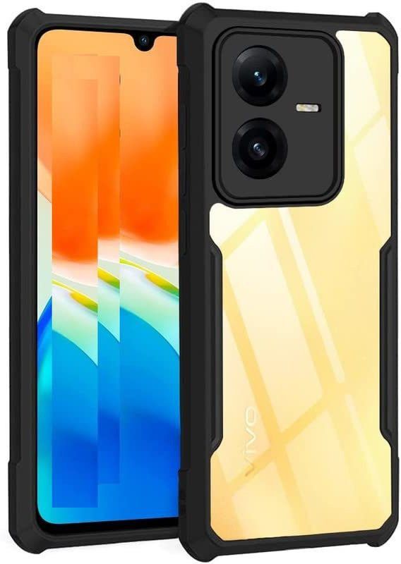 NKCASE Back Cover for vivo Y22  (Transparent, Shock Proof, Pack of: 1)