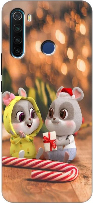 Anj Back Cover for REDMI NOTE 8  (Multicolor, Flexible, Silicon, Pack of: 1)