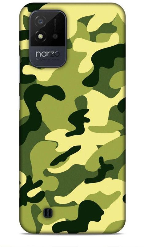 zingcart Back Cover for REALME NARZO 50i, Military Print Camo Printed Back Cover Case  (Multicolor, Hard Case, Pack of: 1)