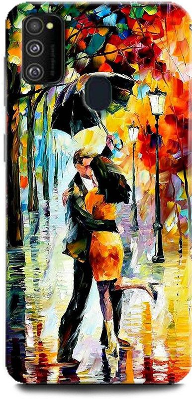 WallCraft Back Cover for Samsung Galaxy M30s PAINTING,GIRL, ABSTRACT, MUSIC, ART, PAINTING, LOVE, GIRL AND BOY  (Multicolor, Dual Protection, Pack of: 1)
