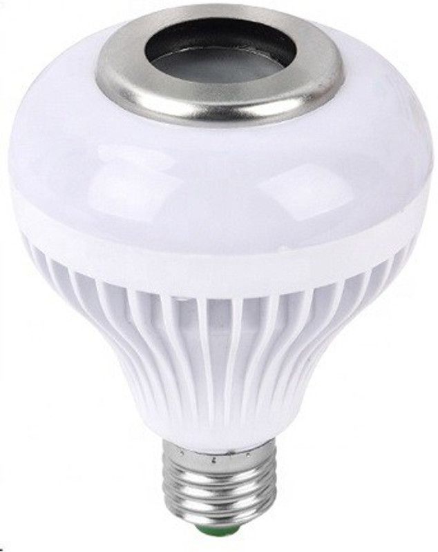 RPMSD LED Bulb Bluetooth Music Speaker 7 W Bluetooth Speaker  (White, 12 Way Speaker Channel)