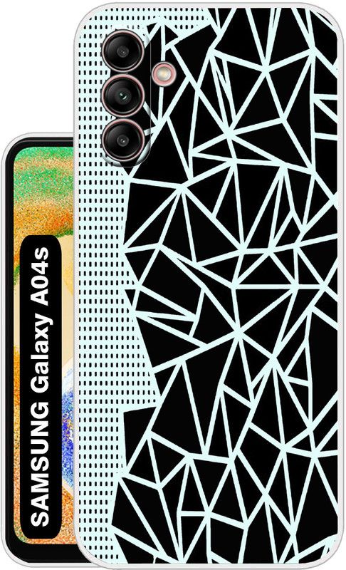Case Club Back Cover for SAMSUNG Galaxy A04s  (Black, Blue, Grip Case, Silicon, Pack of: 1)