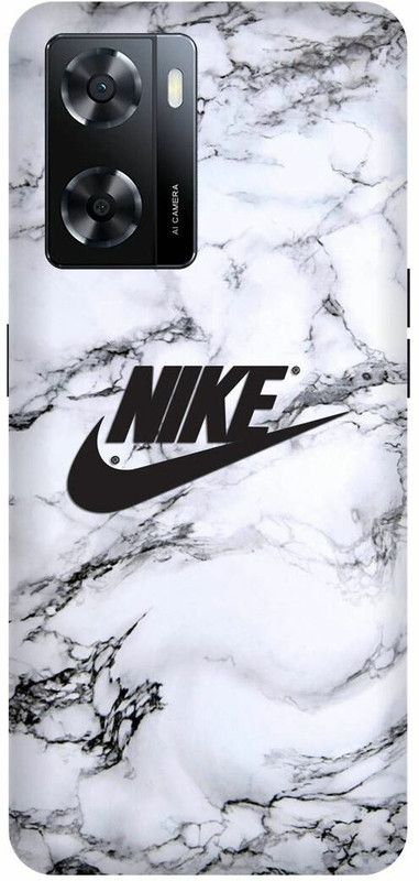Dimora Back Cover for OPPO A57, NIKE LOGO EMBLEM JUSTDOIT SIGNSYMBOL  (White, Hard Case, Pack of: 1)
