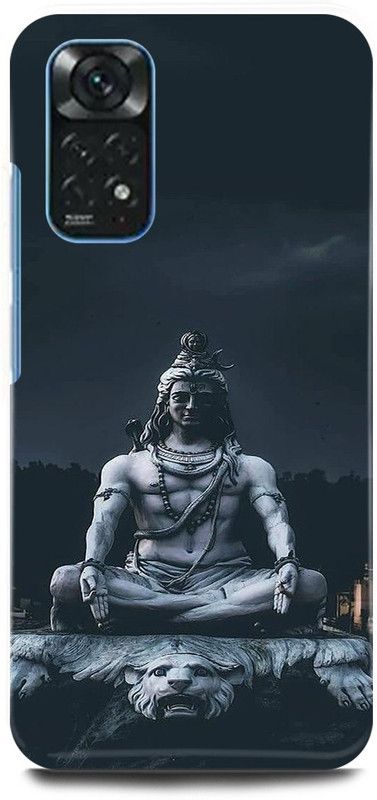 play fast Back Cover for Redmi Note 11S SHIV, ASTHETIC, JI, MAHAKAL, MAHADEV  (Grey, Hard Case, Pack of: 1)