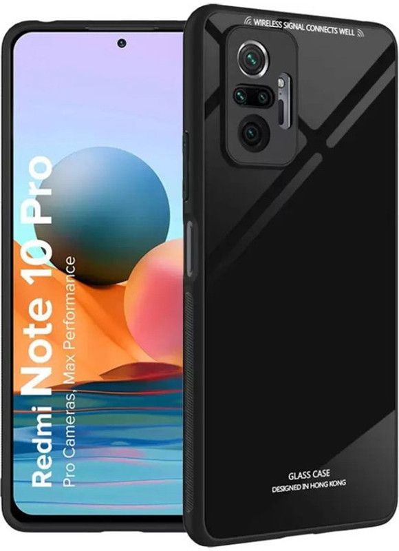 Imperium Back Cover for Redmi Note 10 Pro  (Black, Hard Case, Pack of: 1)