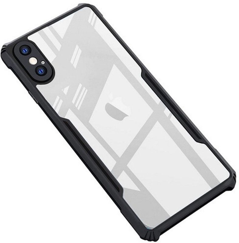 AKSP Bumper Case for Apple iPhone X,iPhone X,Apple X  (Black, Transparent, Dual Protection, Pack of: 1)