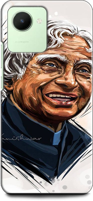 WallCraft Back Cover for Realme C30s, RMX3690 A P J ABDUL KALAM, INDIAN, NATIONAL, LEGEND  (Multicolor, Dual Protection, Pack of: 1)