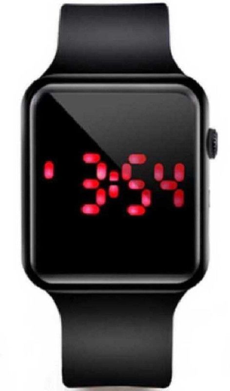 digital square watch Digital Watch - For Boys Good Looking Black Dial Shape Square Watch For Boys & Kids