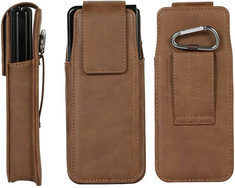 HARITECH Pouch for Samsung Galaxy Z Fold2 5G / Samsung Galaxy Z Fold 2 5G  (Brown, Dual Protection, Pack of: 1)