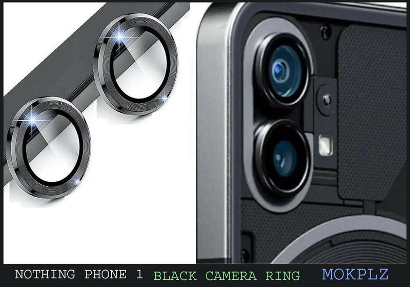 MOKPLZ Back Camera Lens Ring Guard Protector for NOTHING PHONE 1 (BLACK COLOUR)  (Pack of: 1)
