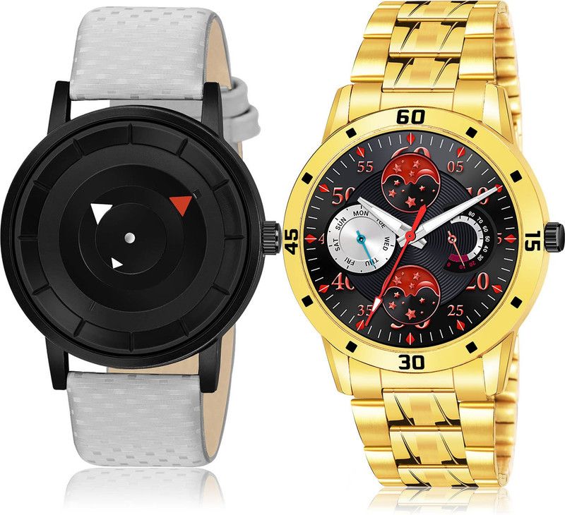 Analog Watch - For Men Brand New Rich 2 Watch Combo For Boys And Men - BM8-(50-S-21)