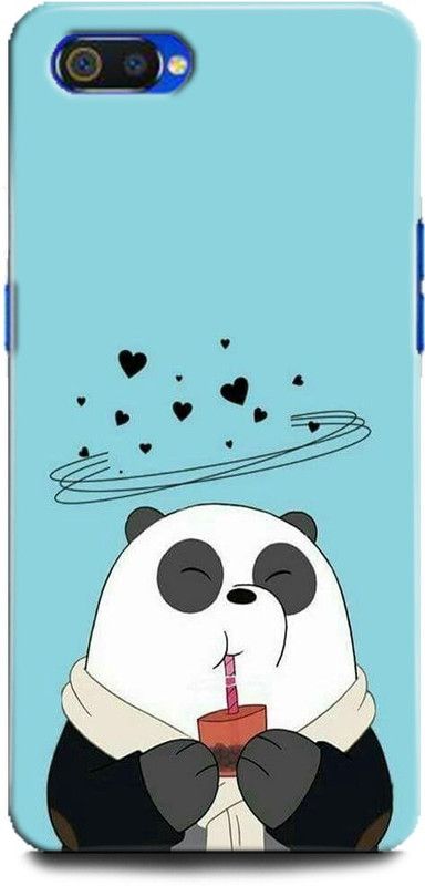 Afterglow Back Cover for Realme C2 CUTE TEDDY, CARTOON, ANIME  (Multicolor, Shock Proof, Pack of: 1)
