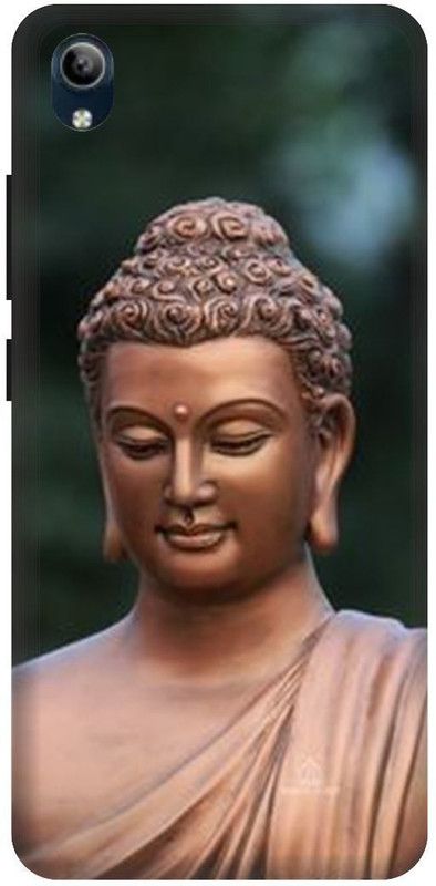 PHONE WALEY.COM Back Cover for VIVO Y90 , VIVO 1908 ,Buddha,BHUD DARM, Printed back cover  (Brown, Hard Case, Pack of: 1)