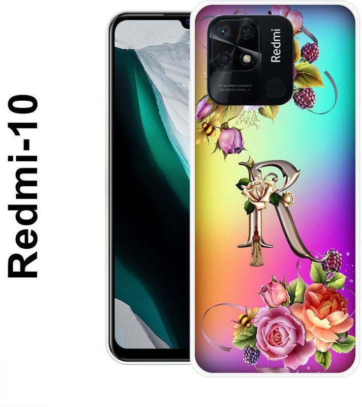 REALKING Back Cover for Redmi 10  (Multicolor, Silicon)