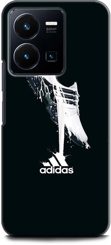 WallCraft Back Cover for Vivo Y35, V2205 ADIDAS, ADIDAS SNEAKERS, LOGO, SHOES, BLACK N WHITE  (Multicolor, Dual Protection, Pack of: 1)